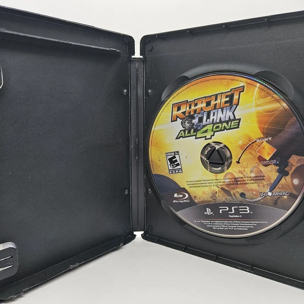 Ratchet & Clank All 4 One PS3 Game Preowned Tested Disc Only‎ in Generic Case